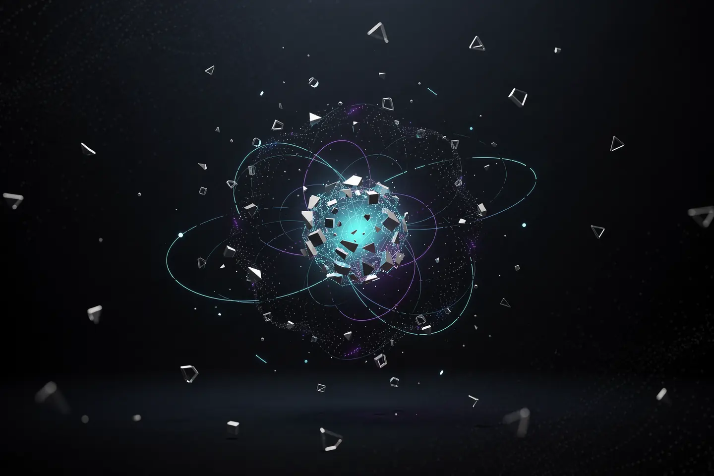 Abstract representation of scattered public traces gathered into a coherent view
